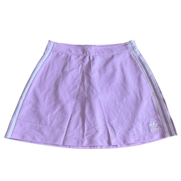 ADIDAS Adicolor 3-Stripes Mini Skirt in lilac NEW Size small - Picture 5 of 15